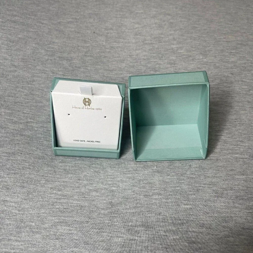 House of Harlow 1960 Jewelry / Earrings Blue Gift Box